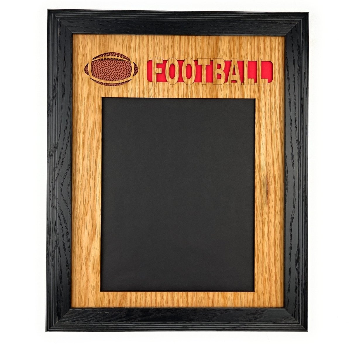 Football Picture Frame - Legacy Images - Picture Frames - 11x14 Picture Frame FCS football laser engraved
