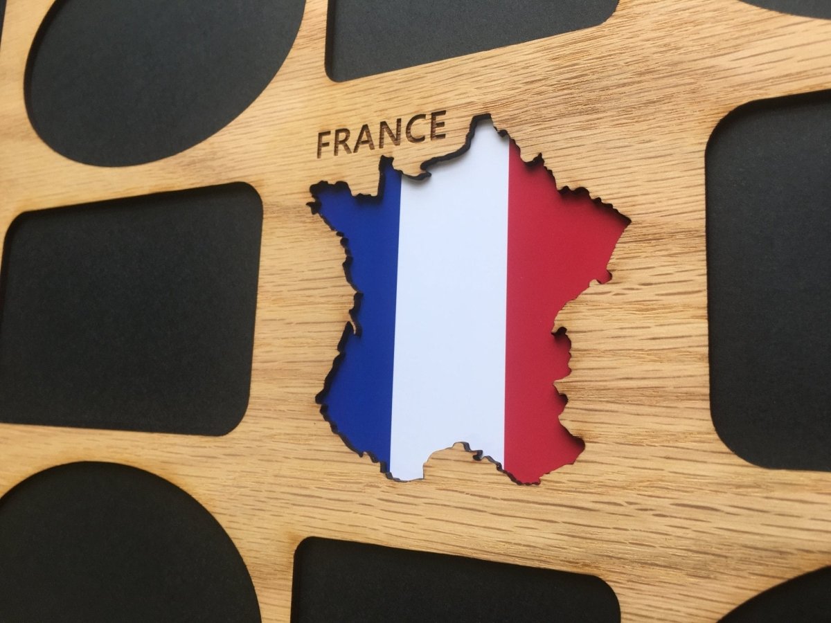 France Picture Frame - 11x14 Frame Hold 8x10 Photo or 8 Photos of Various Size - Legacy Images - Picture Frames - 11x14 Picture Frame country picture frames laser engraved
