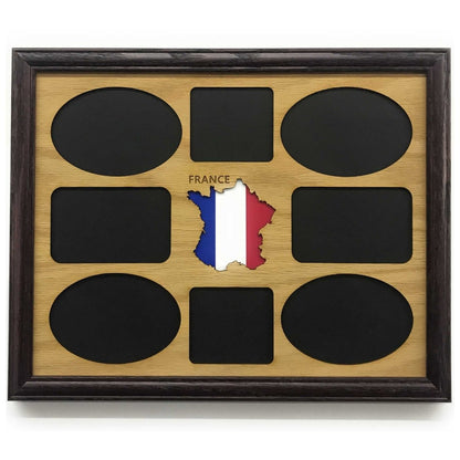 France Picture Frame - 11x14 Frame Hold 8x10 Photo or 8 Photos of Various Size - Legacy Images - Picture Frames - 11x14 Picture Frame country picture frames laser engraved