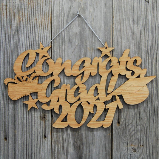 Graduation Sign Wall Decor - Legacy Images - Novelty Signs - graduation school sign laser engraved