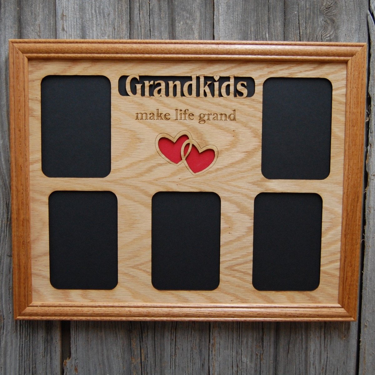 Grandkids Make Life Grand Picture Frame 11"x14" - Legacy Images - Picture Frames - 11x14 Picture Frame family grandkids laser engraved