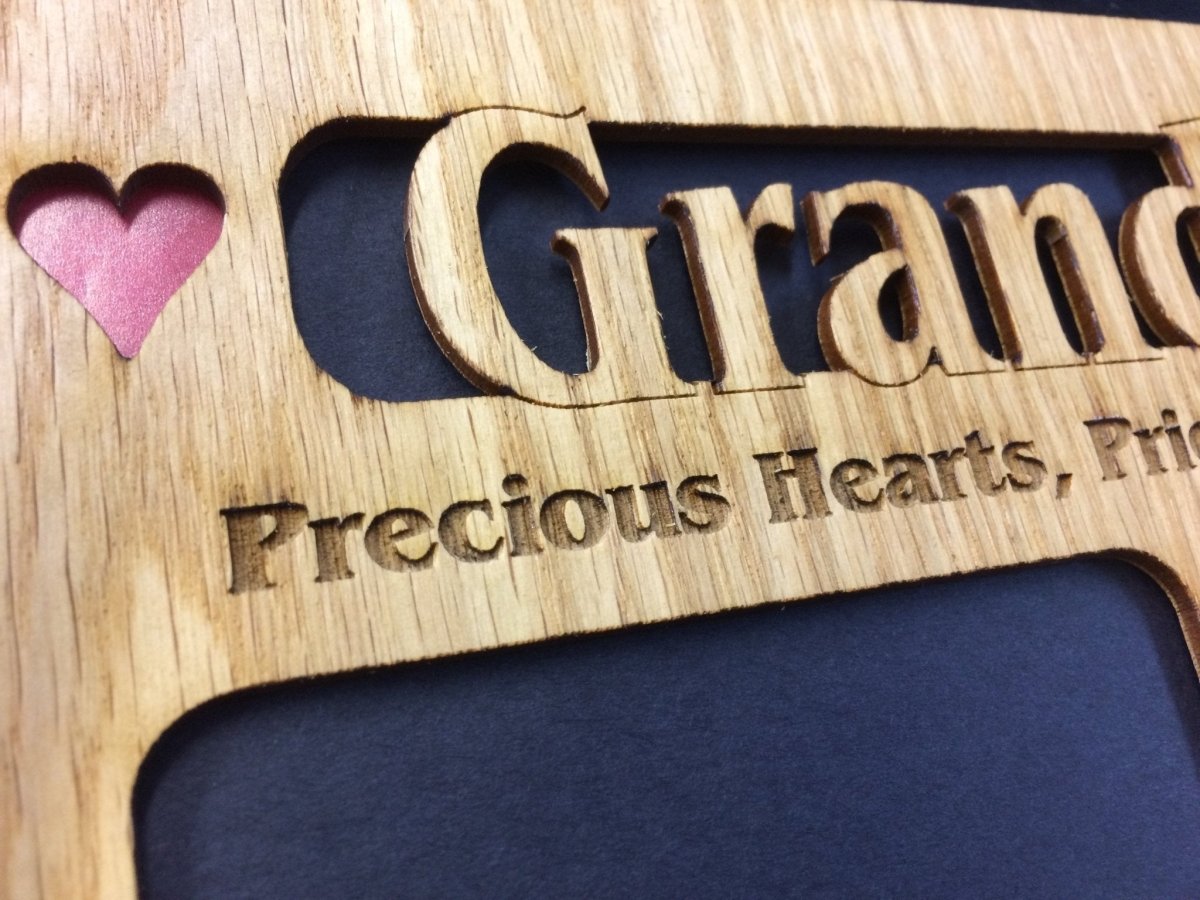 Grandkids Name Picture Frame 16"x20" - Legacy Images - Picture Frames - 16x20 picture frame custom grandkids family laser engraved