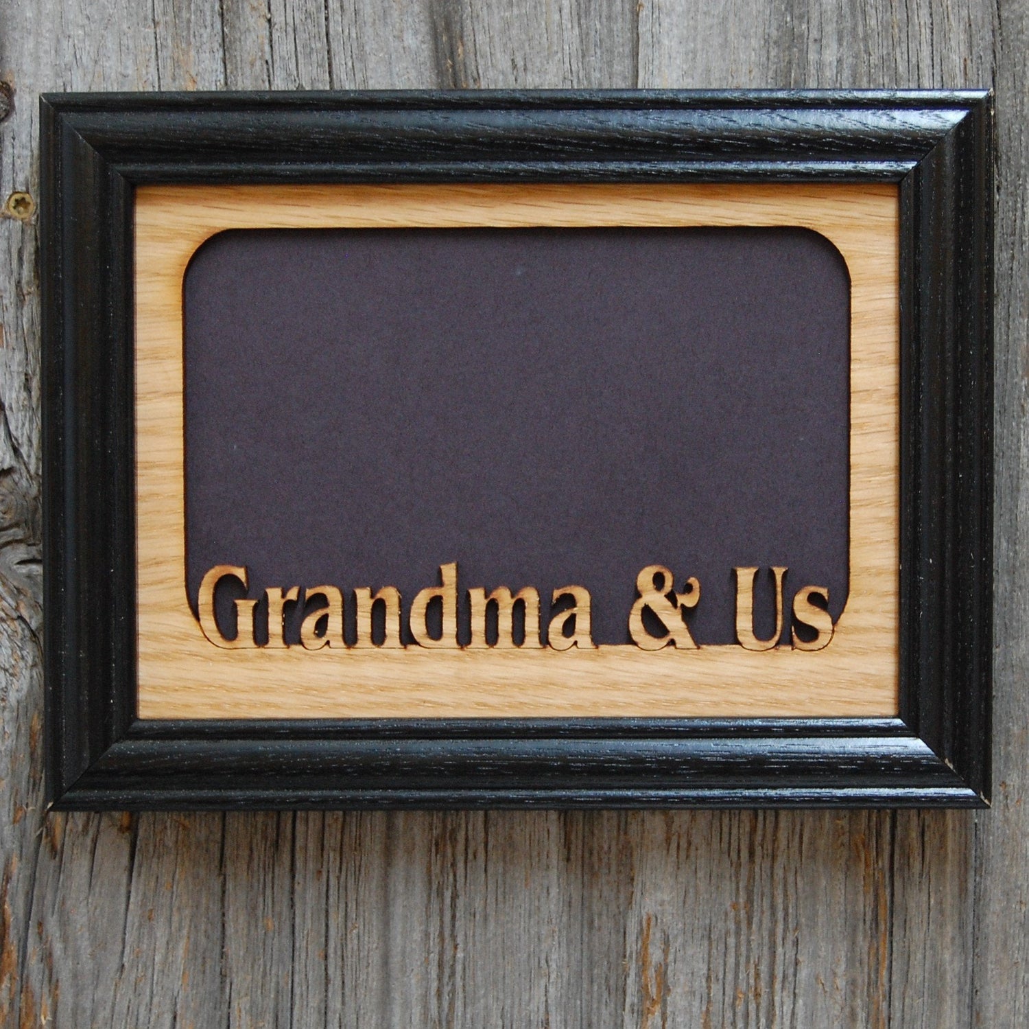 Grandma & Us Picture Frame - 5x7 Frame Hold 4x6 Photo - 5x7 Grandma & Us Picture Frame, Picture Frame, home decor, laser engraved - Legacy Images - Legacy Images - Picture Frames