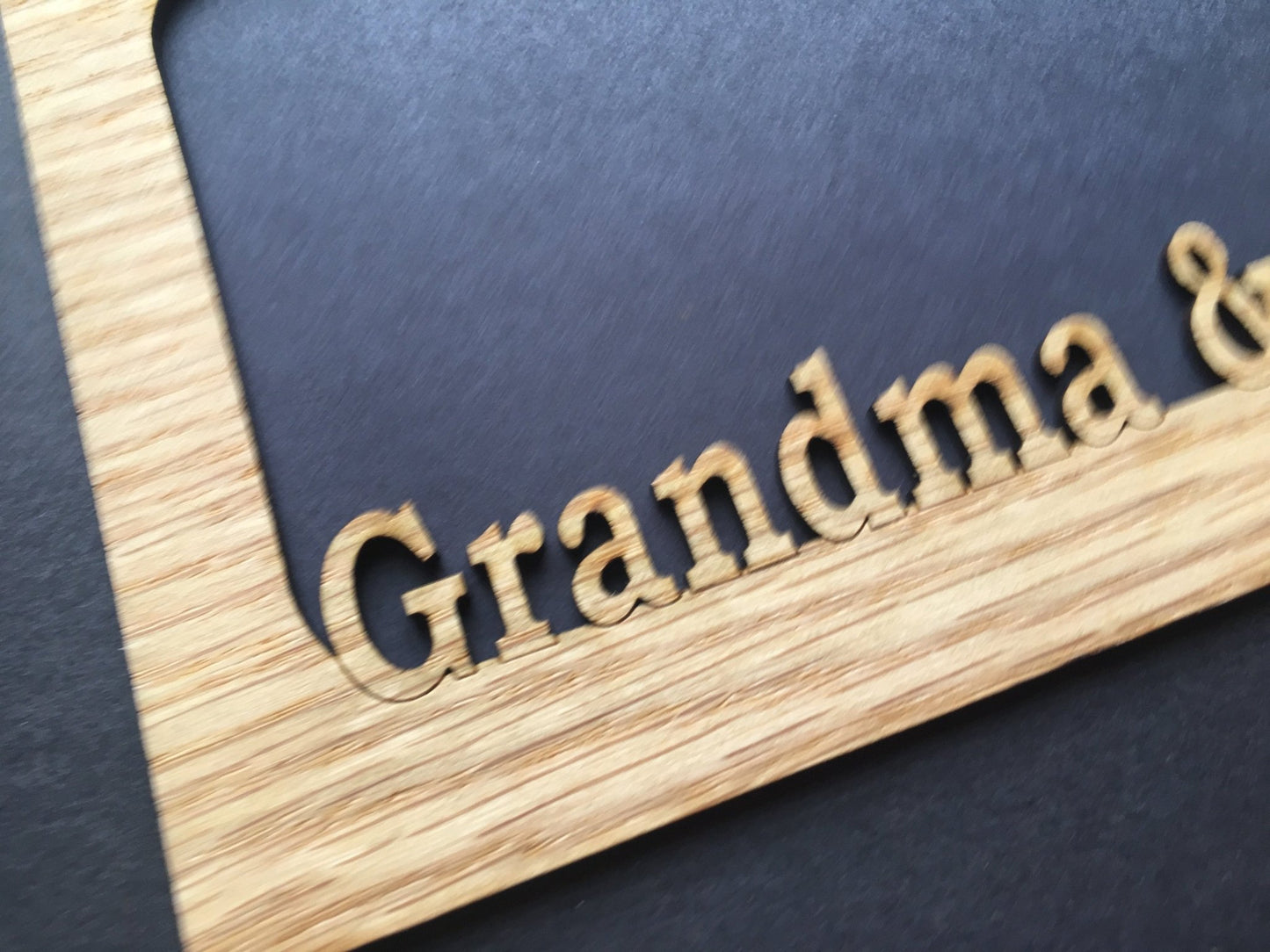 Grandma & Us Picture Frame - 5x7 Frame Hold 4x6 Photo - 5x7 Grandma & Us Picture Frame, Picture Frame, home decor, laser engraved - Legacy Images - Legacy Images - Picture Frames