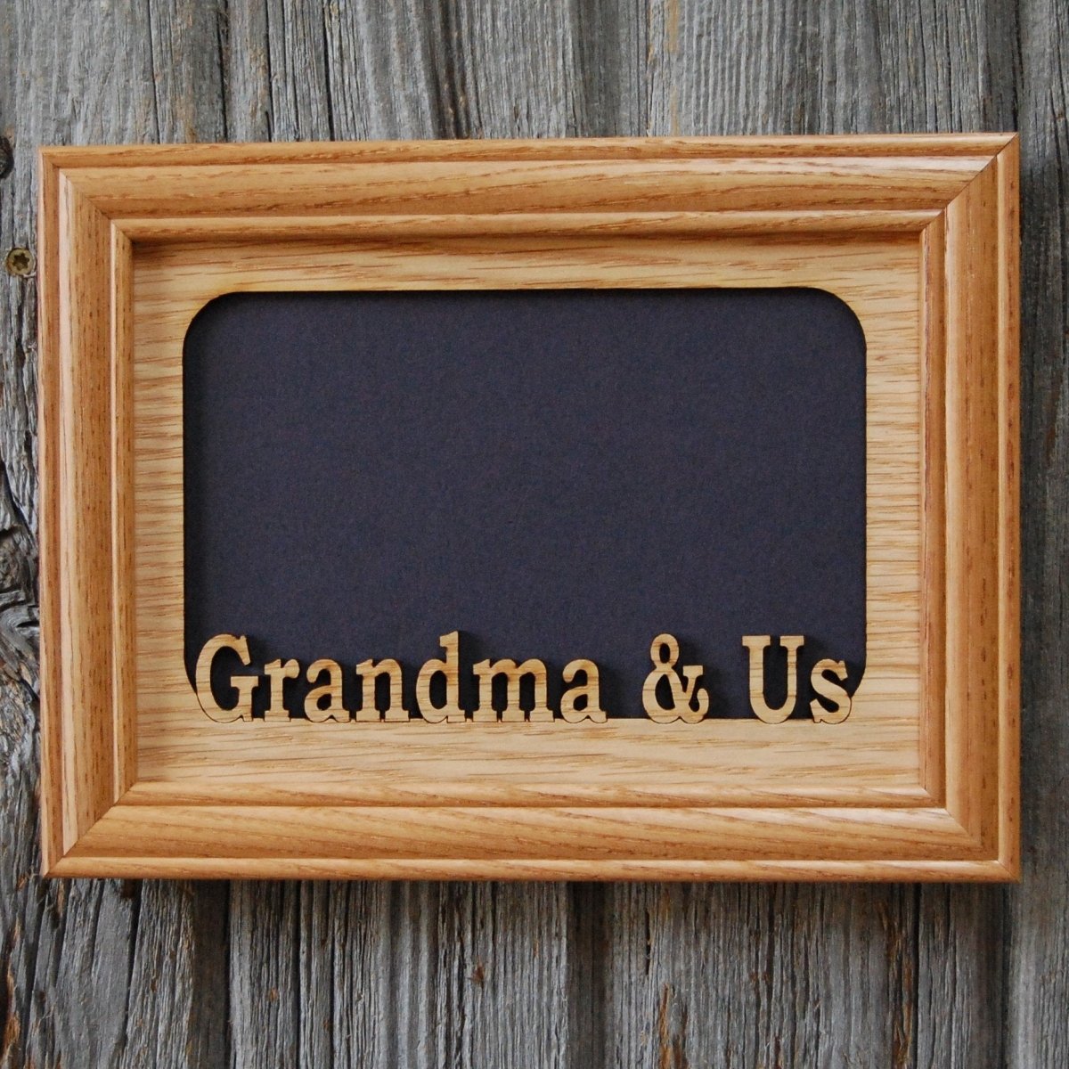 Grandma & Us Picture Frame - 5x7 Frame Hold 4x6 Photo - Legacy Images - Picture Frames - 5x7 picture frame family grandkids laser engraved