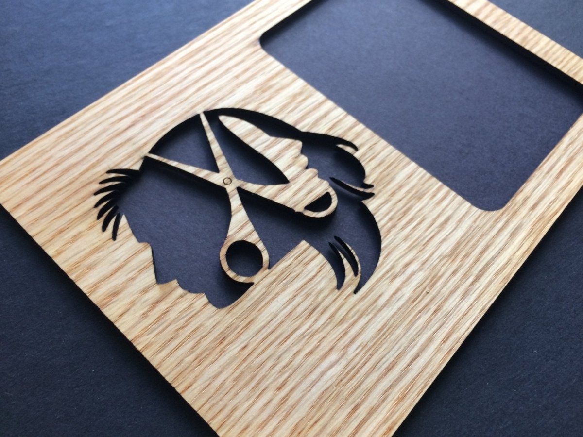 Hairdresser Picture Frame - Legacy Images - Picture Frames - 5x7 picture frame 8x10 picture frame beautician laser engraved