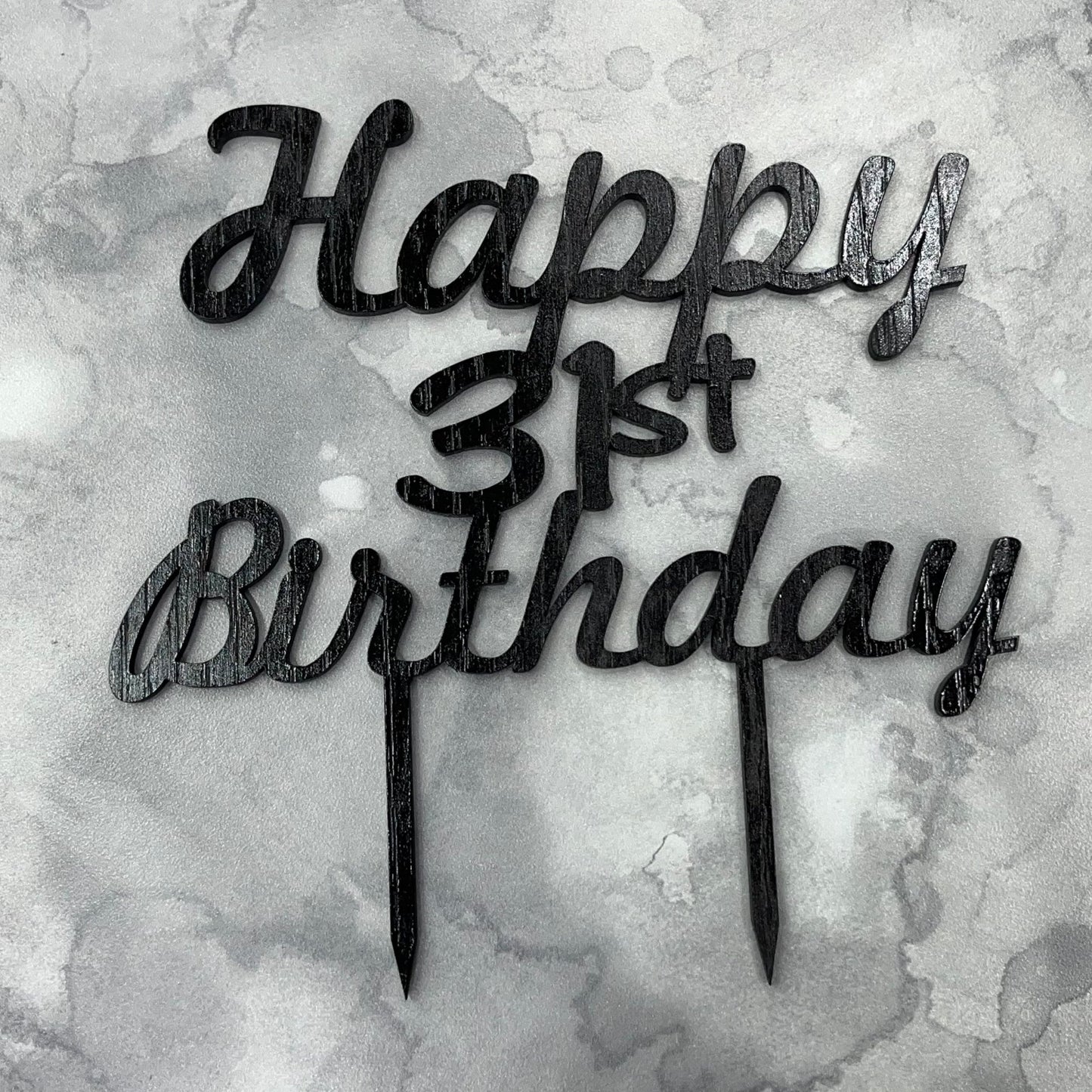 Happy Birthday Cake Topper - Happy Birthday Cake Topper - Legacy Images - Cake Decorating Supplies