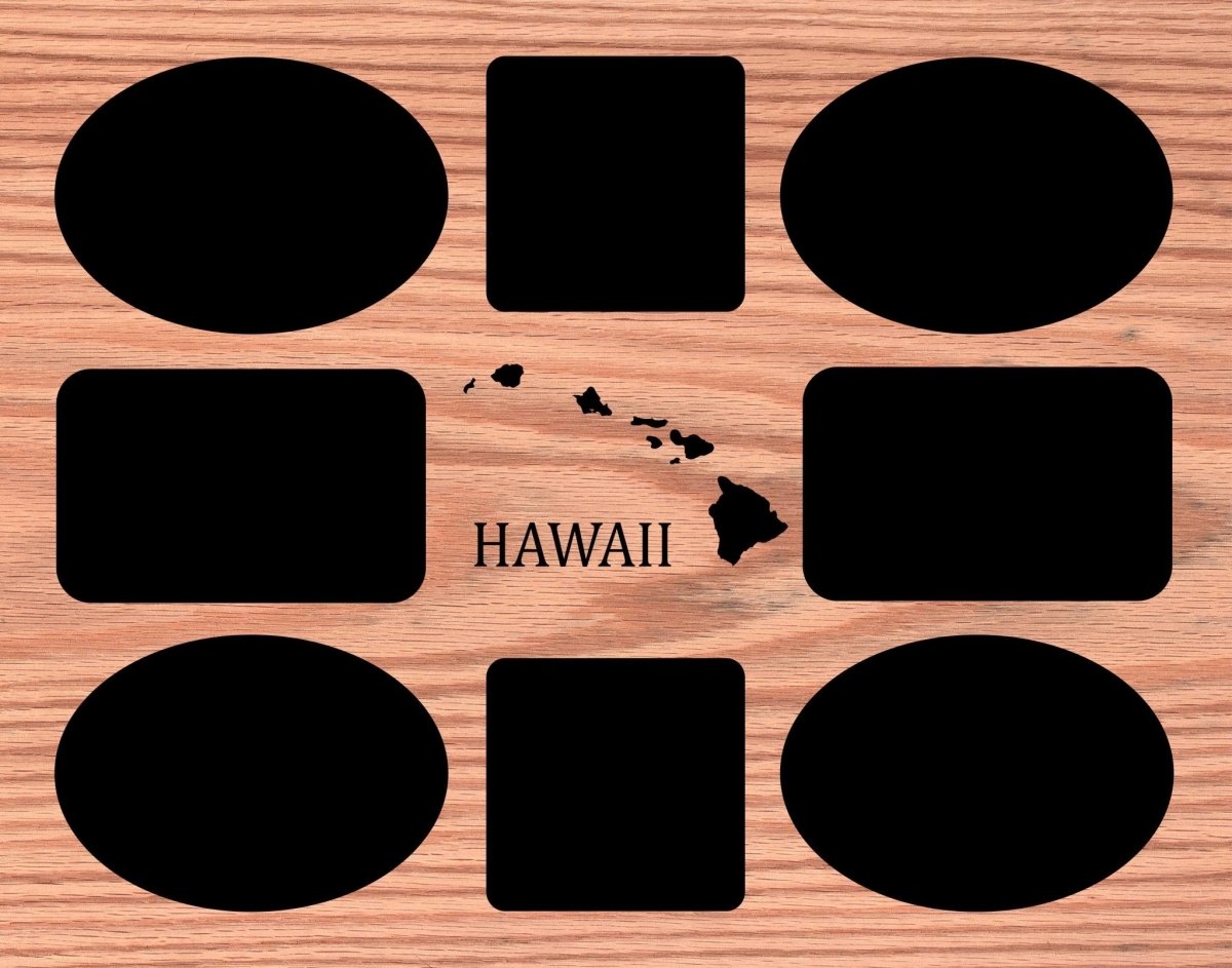 Hawaii Picture Frame - Legacy Images - Picture Frames - 11x14 Picture Frame 5x7 picture frame 8x10 picture frame laser engraved
