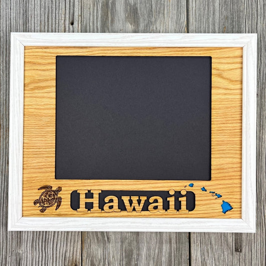 Hawaii Picture Frame - Legacy Images - Picture Frames - 11x14 Picture Frame 5x7 picture frame 8x10 picture frame laser engraved