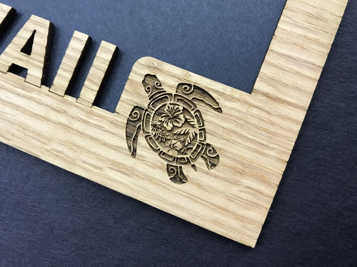 Hawaii Picture Frame - Legacy Images - Picture Frames - 11x14 Picture Frame 5x7 picture frame 8x10 picture frame laser engraved