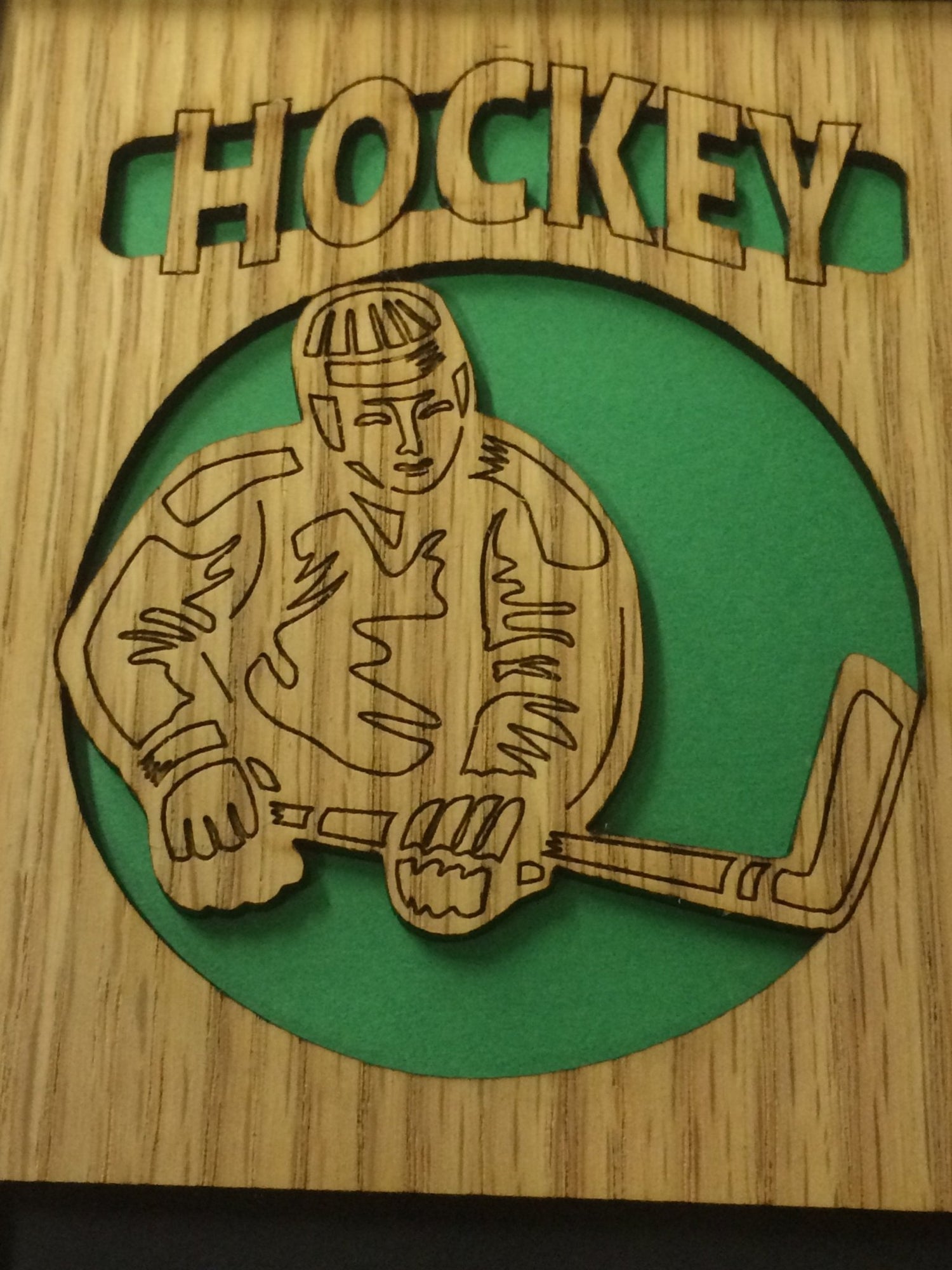 Hockey Picture Frame - 8x10 Hockey Picture Frame, Picture Frame, home decor, laser engraved - Legacy Images - Legacy Images - Picture Frames