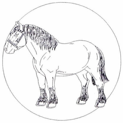 Horse Ornament - Legacy Images - Holiday Ornaments - christmas horse ornament laser engraved