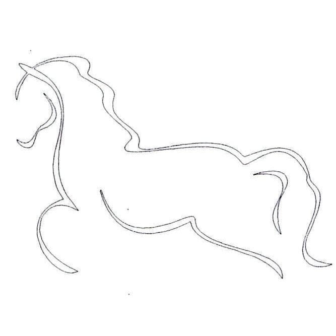 Horse Ornament - Legacy Images - Holiday Ornaments - christmas horse ornament laser engraved