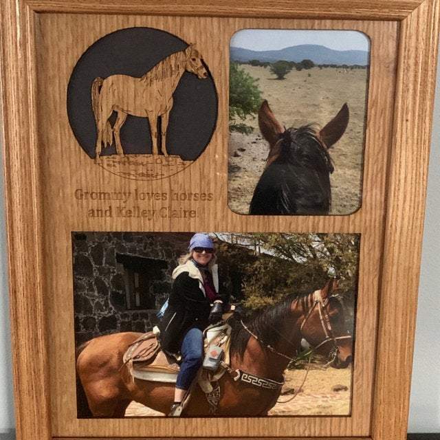 Horse Picture Frame - Legacy Images - Picture Frames - 11x14 Picture Frame 5x7 picture frame 8x10 picture frame laser engraved