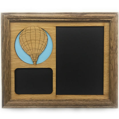 Hot Air Balloon Picture Frame - 8x10 Frame Hold 5x7 and 3x4 Photos - Legacy Images - Picture Frames - 8x10 picture frame hobbies hot air balloon laser engraved