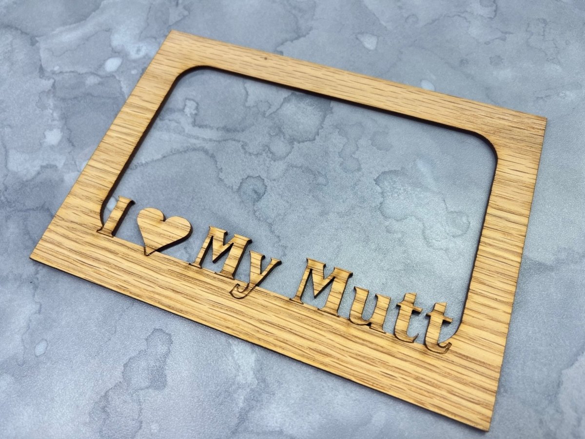 I Love My Dog Picture Frame - Legacy Images - Picture Frame - 11x14 Picture Frame 5x7 picture frame 8x10 picture frame laser engraved