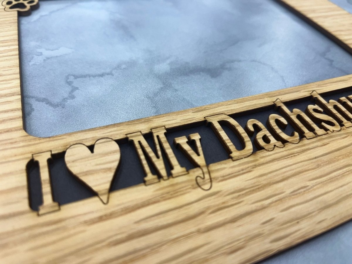 I Love My Dog Picture Frame - Legacy Images - Picture Frame - 11x14 Picture Frame 5x7 picture frame 8x10 picture frame laser engraved