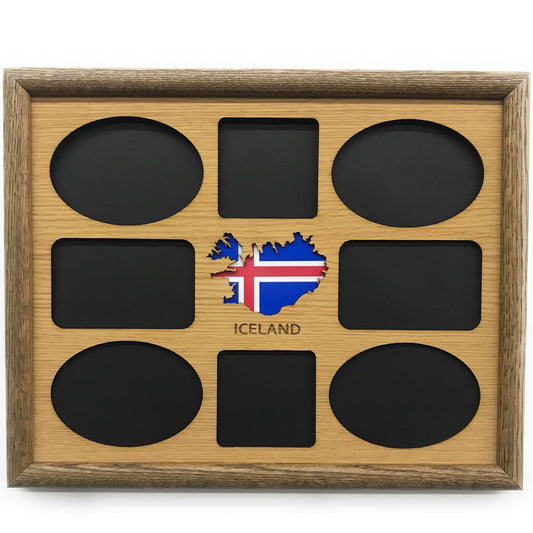 Iceland Picture Frame - 11x14 Frame holds 8 Photos - Legacy Images - Picture Frames