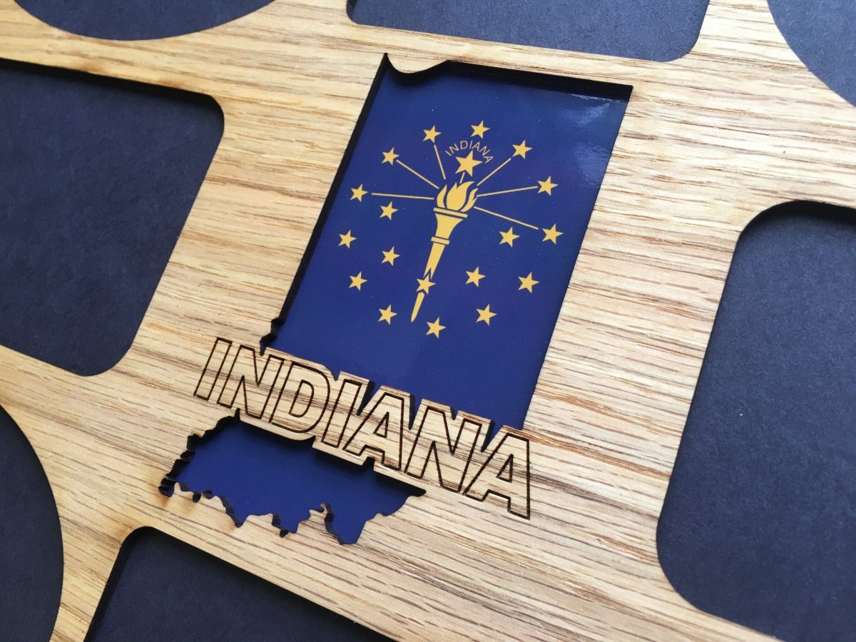 Indiana Picture Frame - Legacy Images - Picture Frames - 11x14 Picture Frame 5x7 picture frame picture frame laser engraved