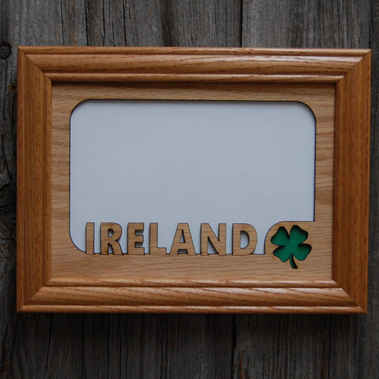 Ireland Picture Frame - 5x7 Frame Hold 4x6 Photo - 5x7 Ireland Picture Frame, Picture Frame, home decor, laser engraved - Legacy Images - Legacy Images - Picture Frames