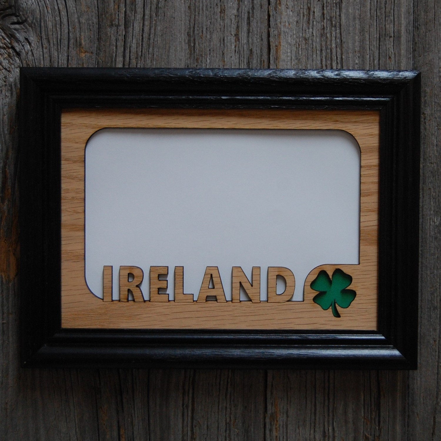 Ireland Picture Frame - 5x7 Frame Hold 4x6 Photo - 5x7 Ireland Picture Frame, Picture Frame, home decor, laser engraved - Legacy Images - Legacy Images - Picture Frames