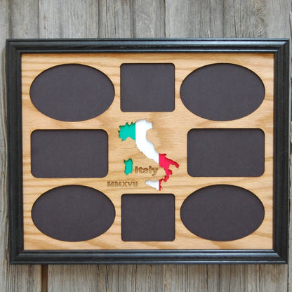 Italy Picture Frame - Legacy Images - Picture Frames - 11x14 Picture Frame 5x7 picture frame country laser engraved