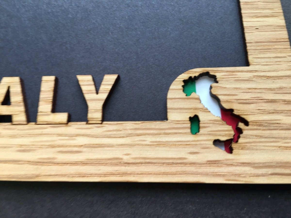Italy Picture Frame - Legacy Images - Picture Frames - 11x14 Picture Frame 5x7 picture frame country laser engraved