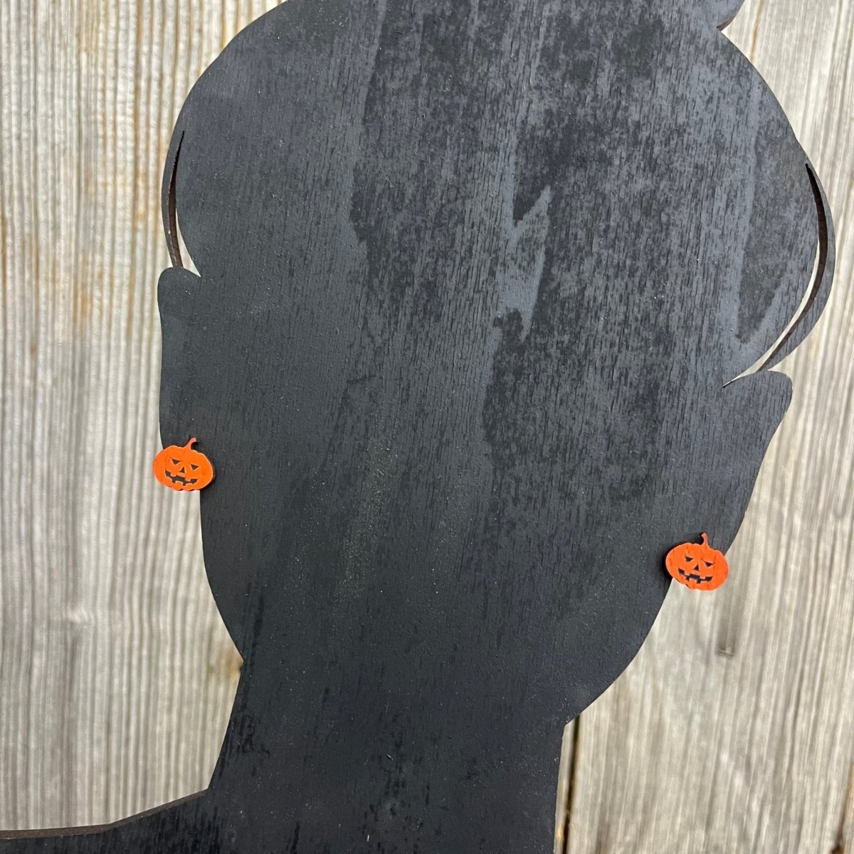 Jack - O - Lantern Earrings - Legacy Images - Earrings - Earrings fall holiday laser engraved