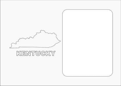 Kentucky Picture Frame - Legacy Images - Picture Frames - 11x14 Picture Frame 5x7 picture frame picture frame laser engraved