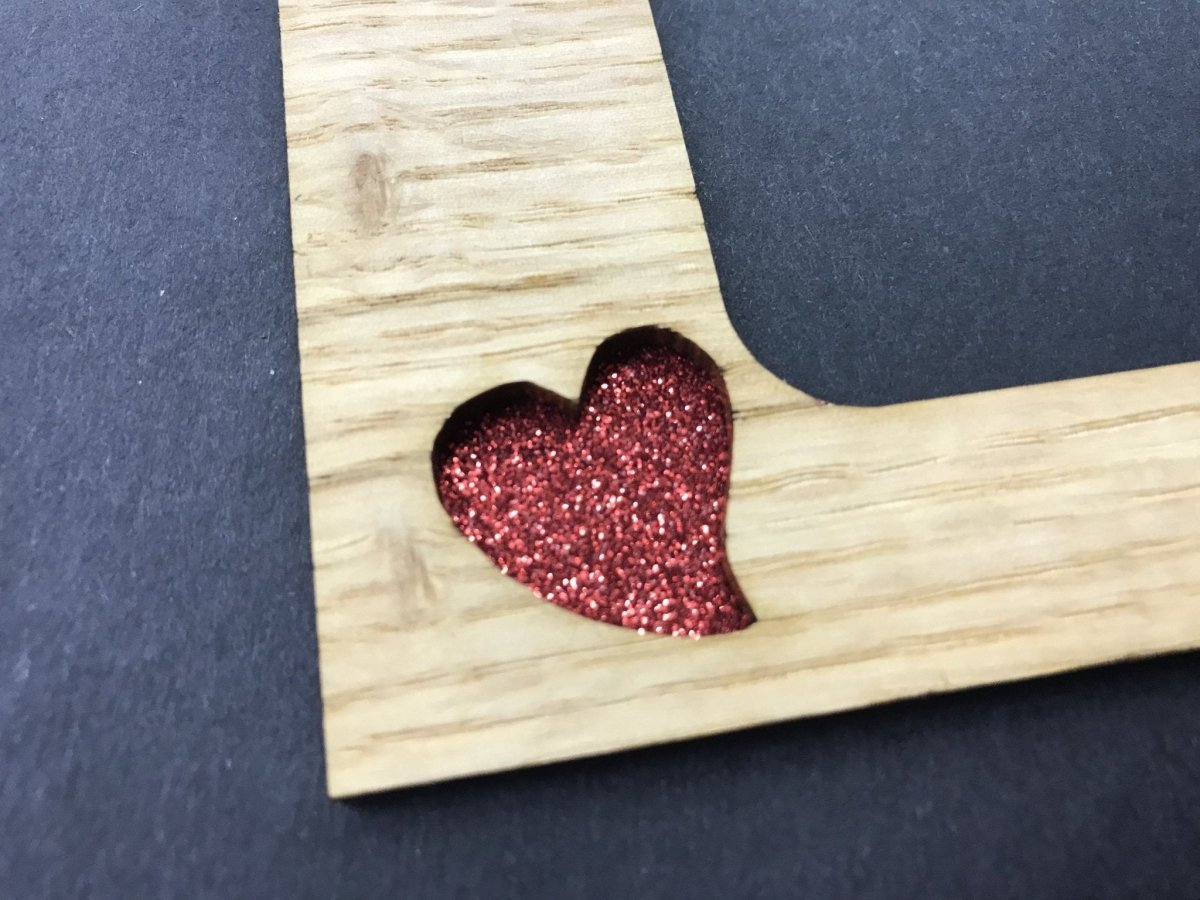 Key To My Heart Picture Frame - 5x7 Frame Hold 4x6 Photo - Legacy Images - Picture Frames - 5x7 picture frame family holiday laser engraved