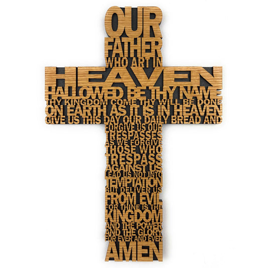 Lord's Prayer Cross - 2 Sizes - Legacy Images - Novelty Signs