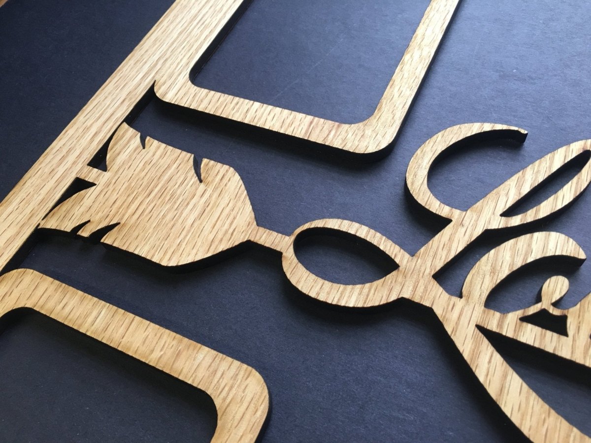 Love Arrow Collage Picture Frame 16"x20" - Legacy Images - Picture Frames - 16x20 picture frame collage frame holiday laser engraved