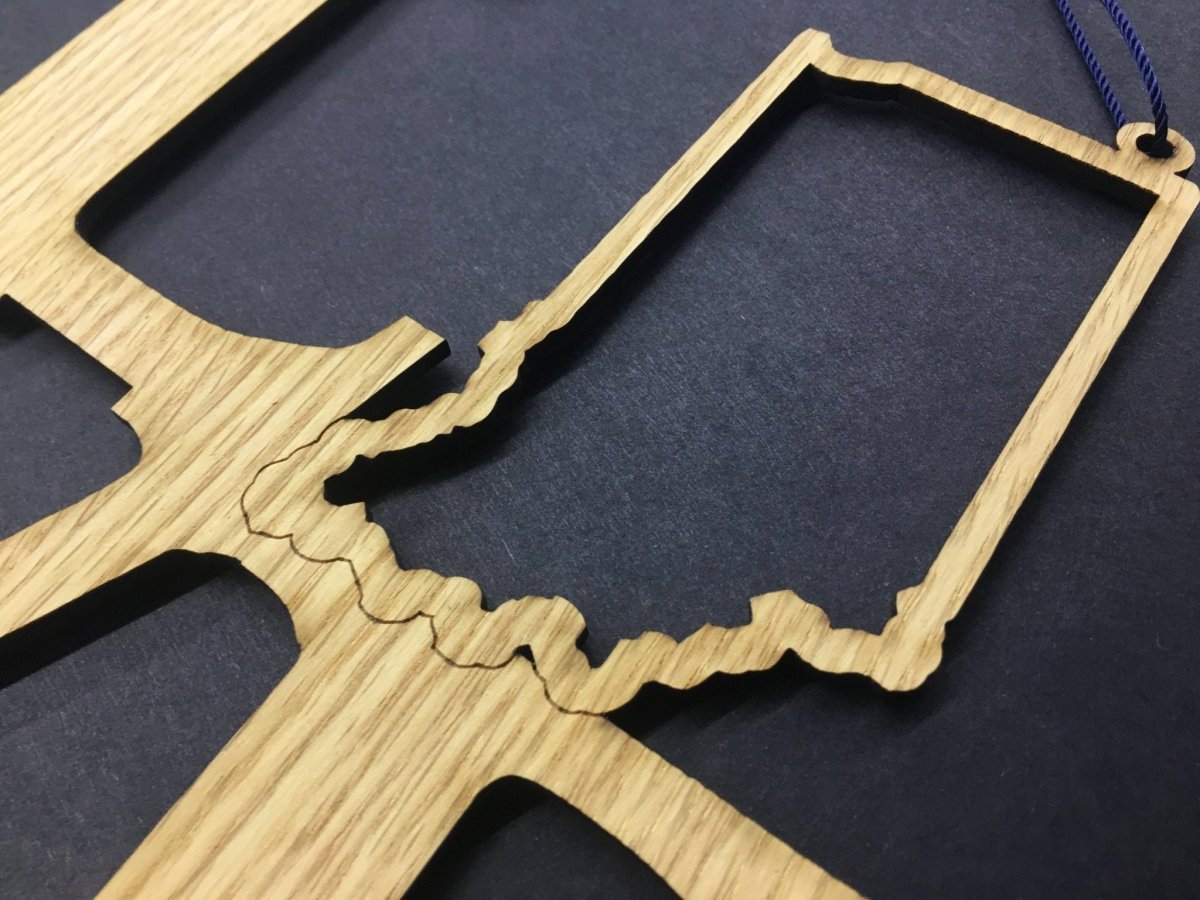 Love Indiana Sign - Legacy Images - Novelty Signs - indiana love sign sign laser engraved