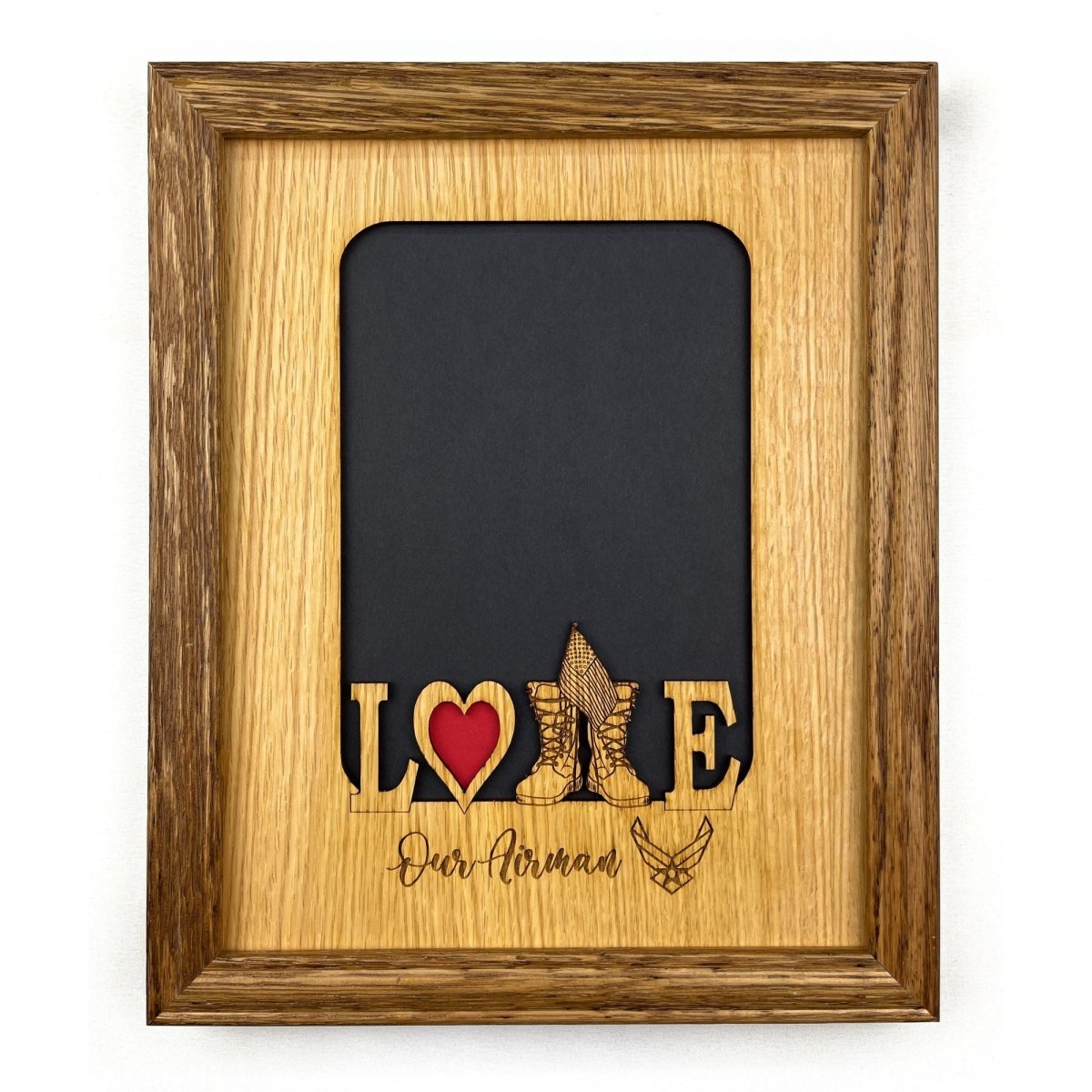 Love My Airman Picture Frame - Air Force - Legacy Images - Picture Frames - 11x14 Picture Frame 5x7 picture frame 8x10 picture frame laser engraved