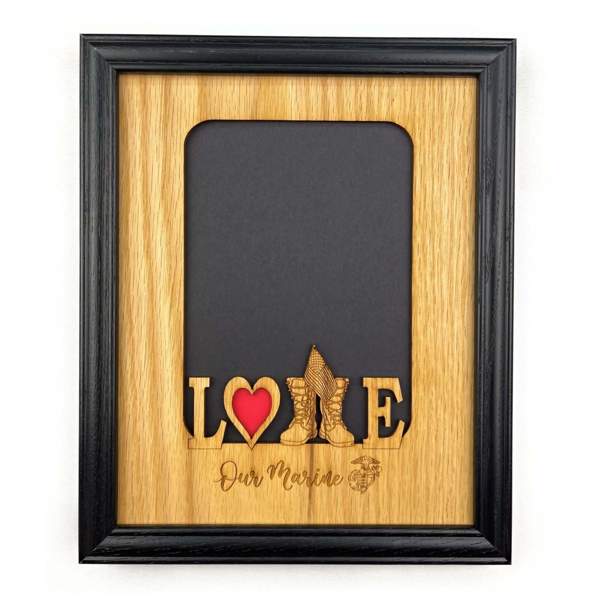 Love My Marine Picture Frame - Marine Corps - Legacy Images - Picture Frames - 11x14 Picture Frame 5x7 picture frame 8x10 picture frame laser engraved