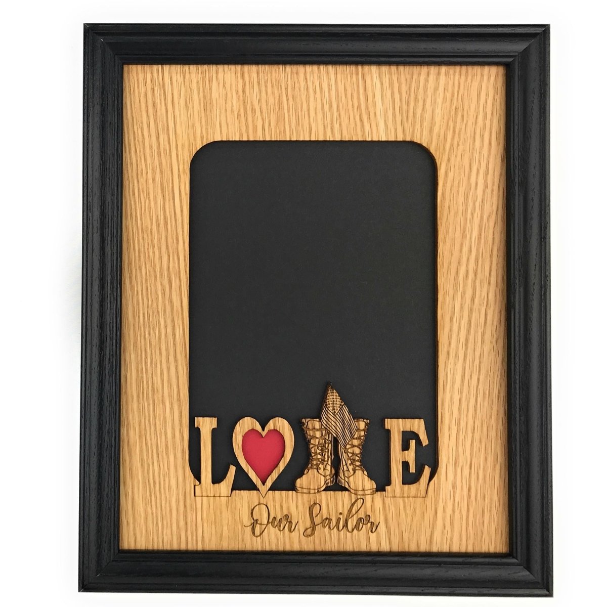 Love My Sailor Picture Frame - Navy - Legacy Images - Picture Frames - 11x14 Picture Frame 5x7 picture frame 8x10 picture frame laser engraved