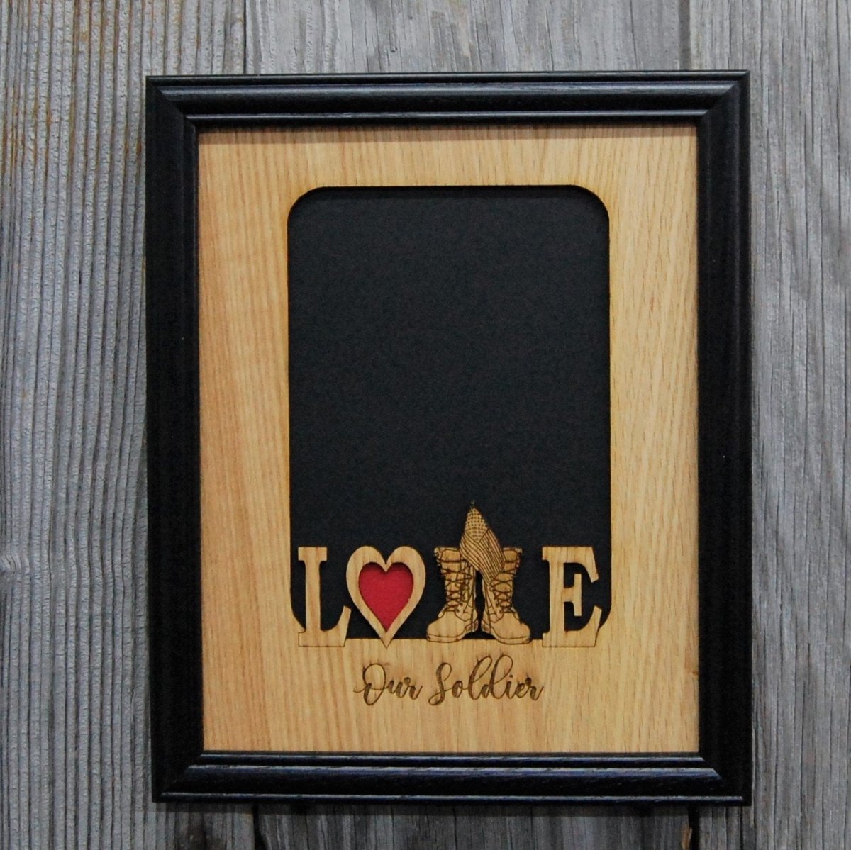 Love My Soldier Picture Frame - Army - Legacy Images - Picture Frames - 11x14 Picture Frame 5x7 picture frame 8x10 picture frame laser engraved