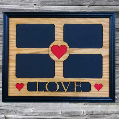 Love Picture Frame 11"x14" - Legacy Images - Picture Frames - 11x14 Picture Frame collage frame family laser engraved