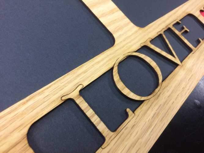 Love Picture Frame 11"x14" - Legacy Images - Picture Frames - 11x14 Picture Frame collage frame family laser engraved