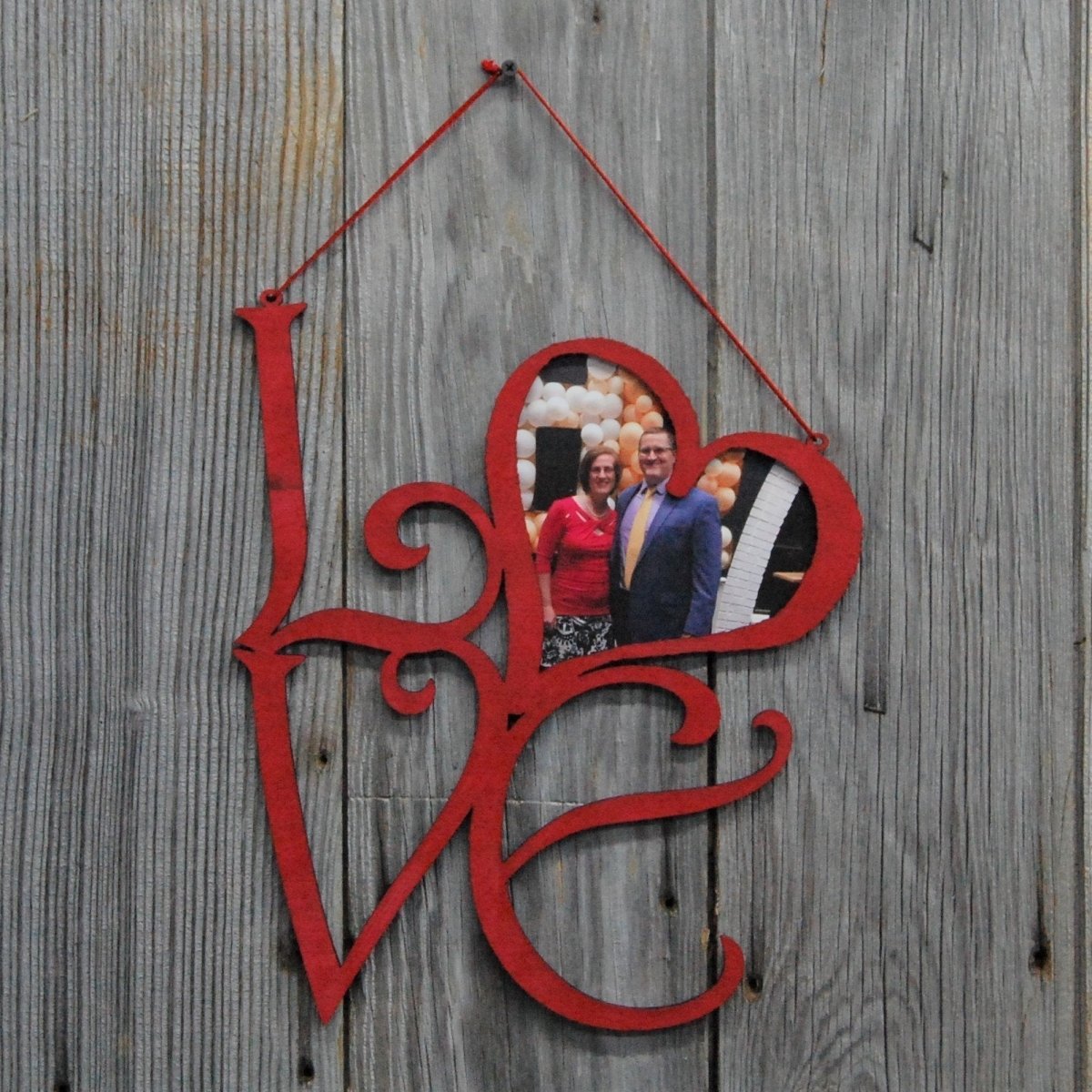 Love Sign Wall Decor - Legacy Images - Novelty Signs - cord holiday love sign laser engraved