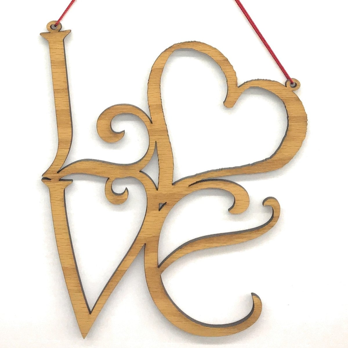 Love Sign Wall Decor - Legacy Images - Novelty Signs - cord holiday love sign laser engraved