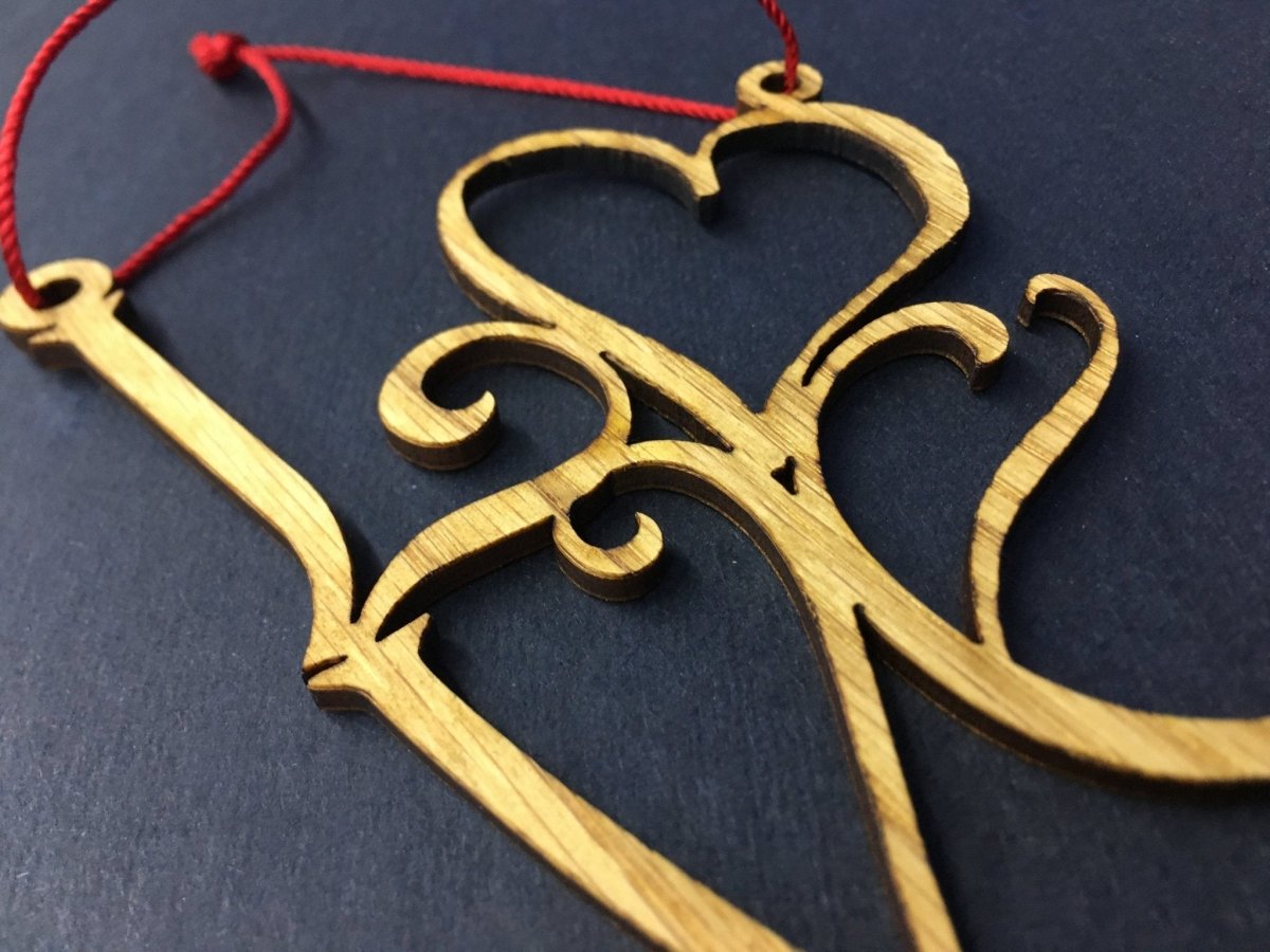 Love Sign Wall Decor - Legacy Images - Novelty Signs - cord holiday love sign laser engraved