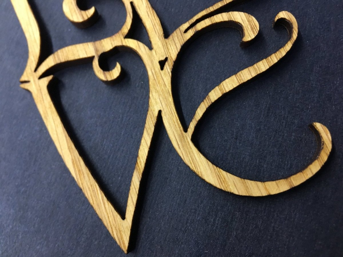 Love Sign Wall Decor - Legacy Images - Novelty Signs - cord holiday love sign laser engraved