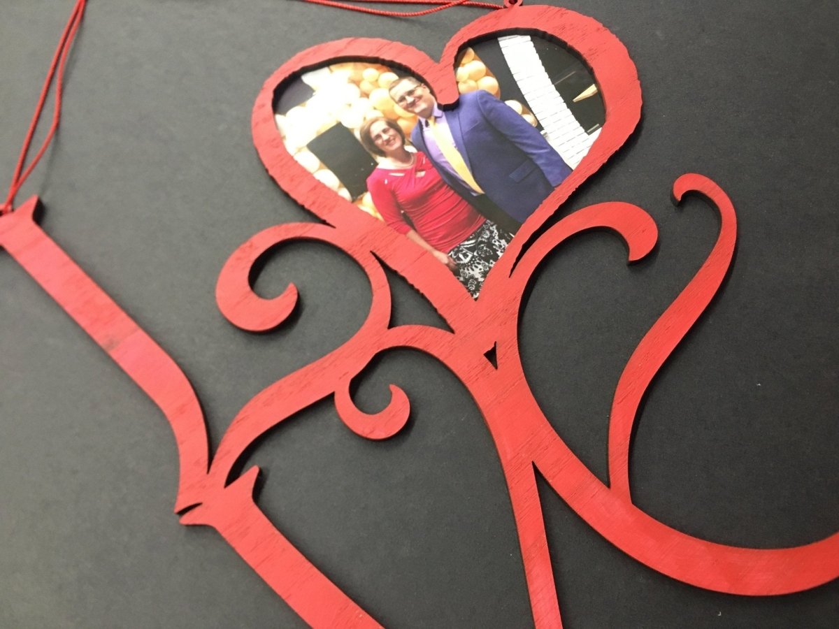 Love Sign Wall Decor - Legacy Images - Novelty Signs - cord holiday love sign laser engraved