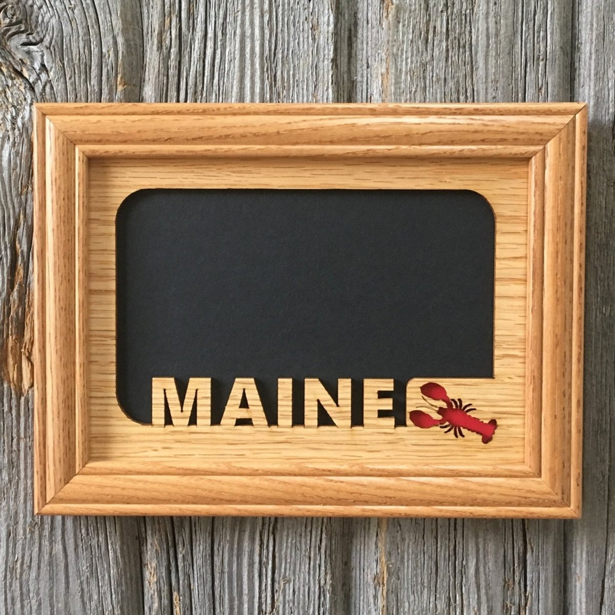 Maine Picture Frame - 5x7 Frame Hold 4x6 Photo - Legacy Images - Picture Frames - 5x7 picture frame Maine picture frame laser engraved