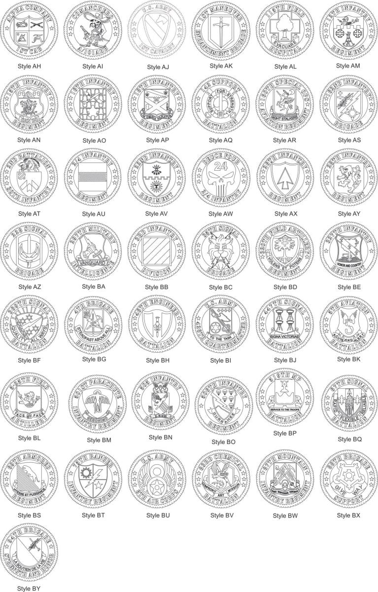 Military Ornament - Legacy Images - Holiday Ornaments - christmas military ornament laser engraved