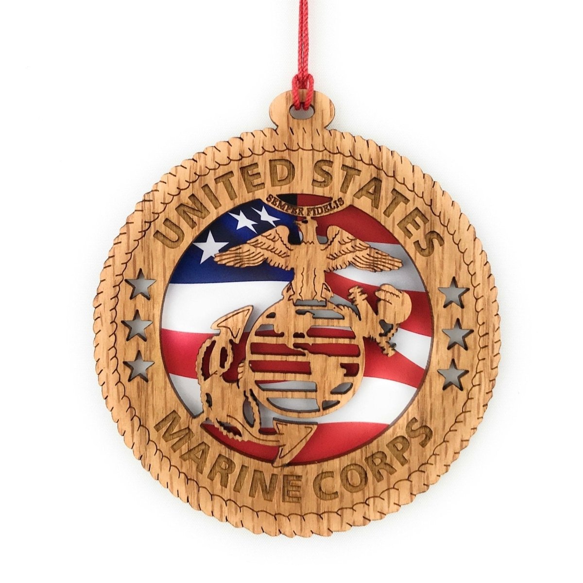 Military Ornament - Legacy Images - Holiday Ornaments - christmas military ornament laser engraved