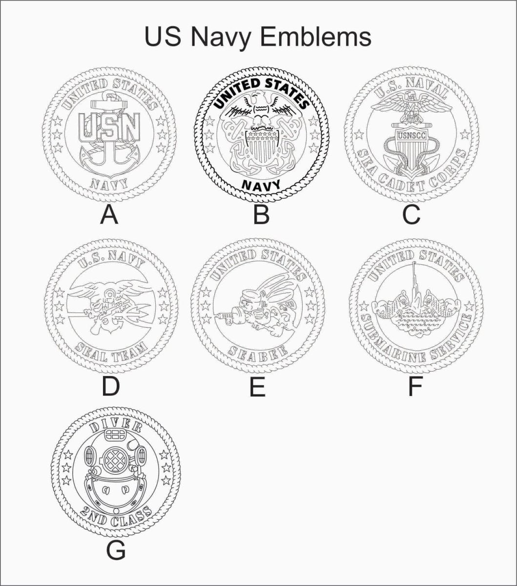 Military Ornament - Legacy Images - Holiday Ornaments - christmas military ornament laser engraved