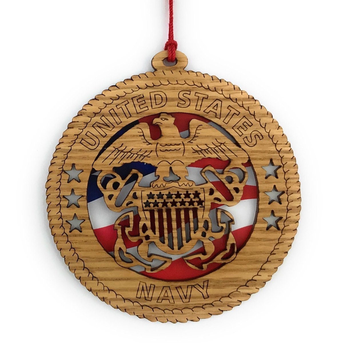 Military Ornament - Legacy Images - Holiday Ornaments - christmas military ornament laser engraved