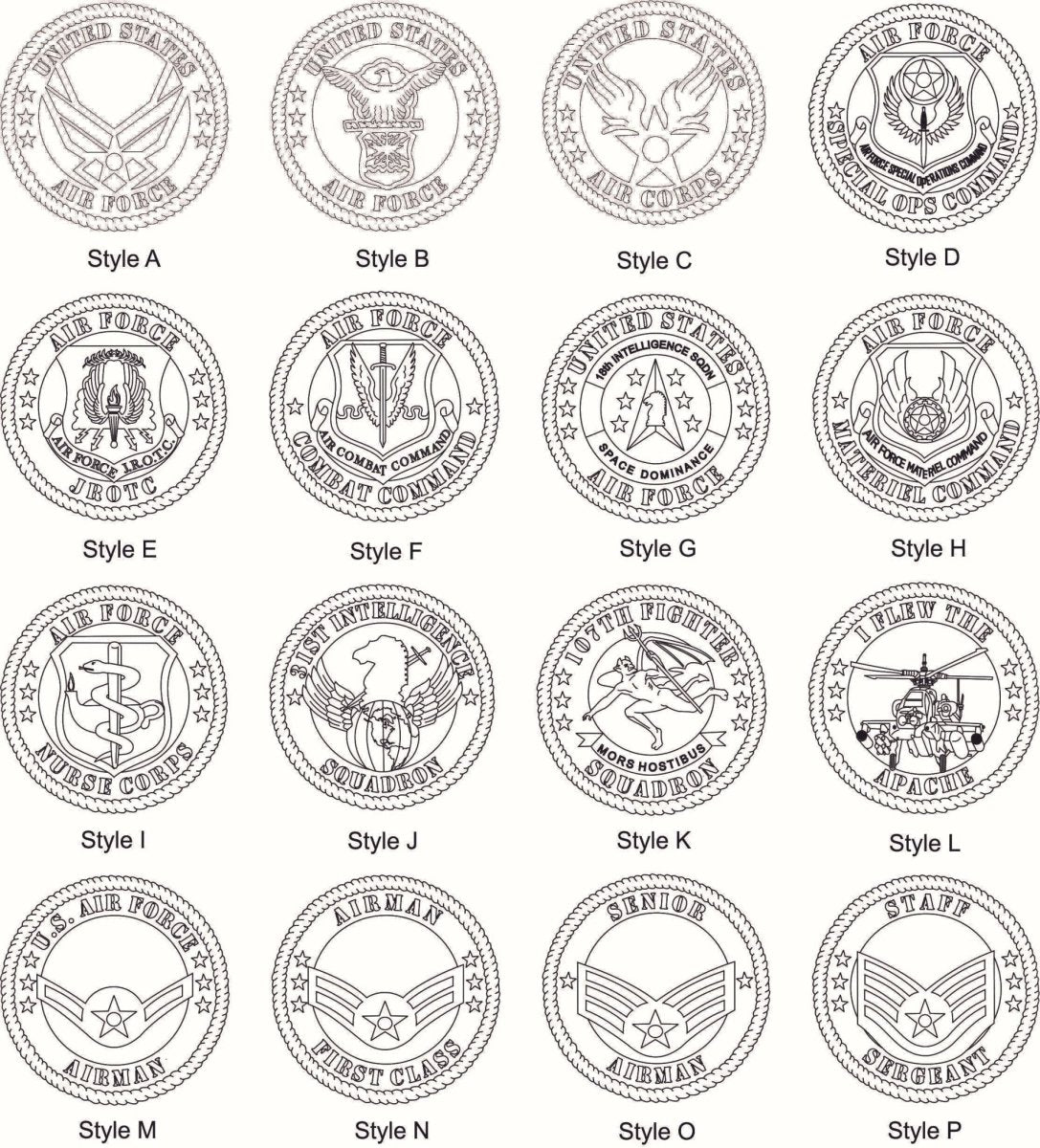 Military Ornament - Legacy Images - Holiday Ornaments - christmas military ornament laser engraved